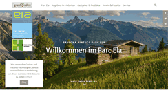 Desktop Screenshot of parc-ela.ch